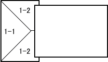 1階屋根の番号図